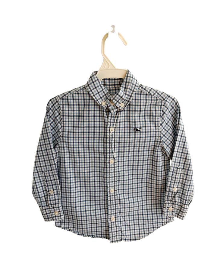 VINEYARD VINES  LT BLUE  PLAID  DRESS SHIRT