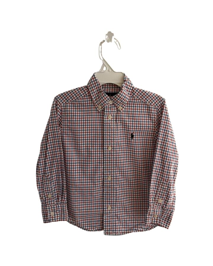 RALPH LAUREN  MULTI-COLOR  PLAID  DRESS SHIRT