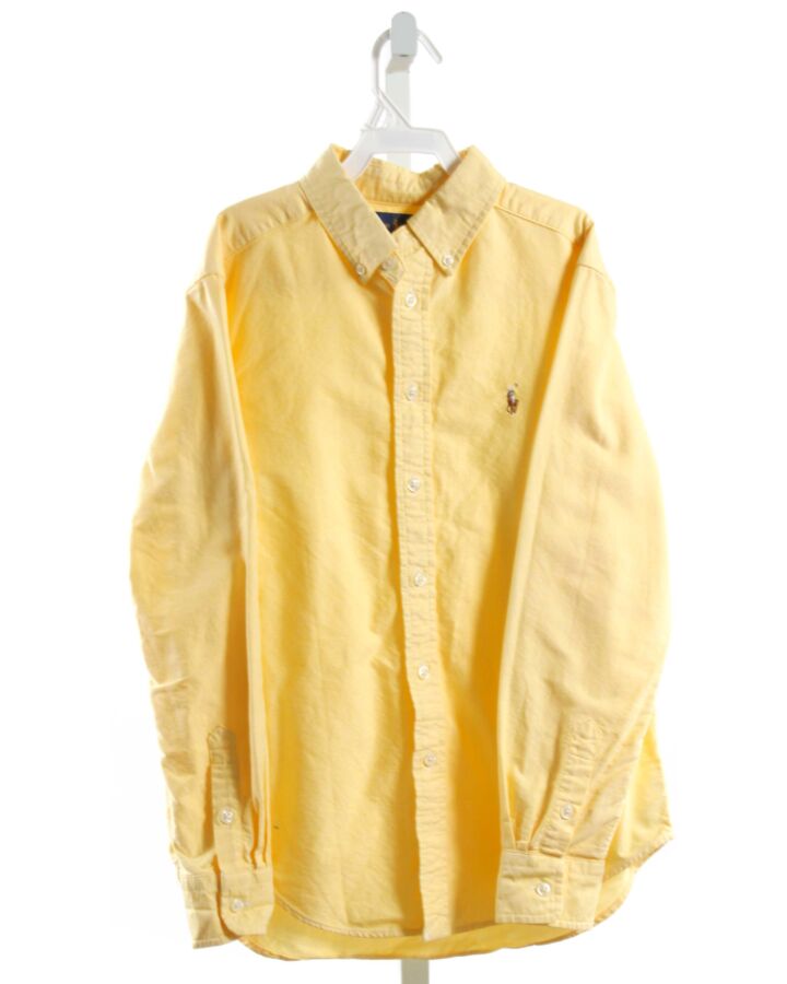 RALPH LAUREN  YELLOW    DRESS SHIRT