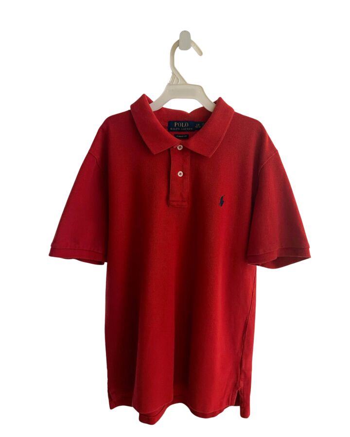 POLO BY RALPH LAUREN  RED    KNIT SS SHIRT