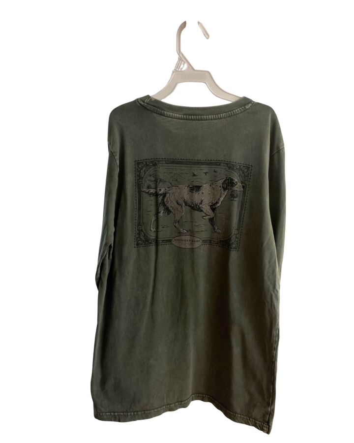 SOUTHERN SHIRT   FOREST GREEN   PRINTED DESIGN T-SHIRT