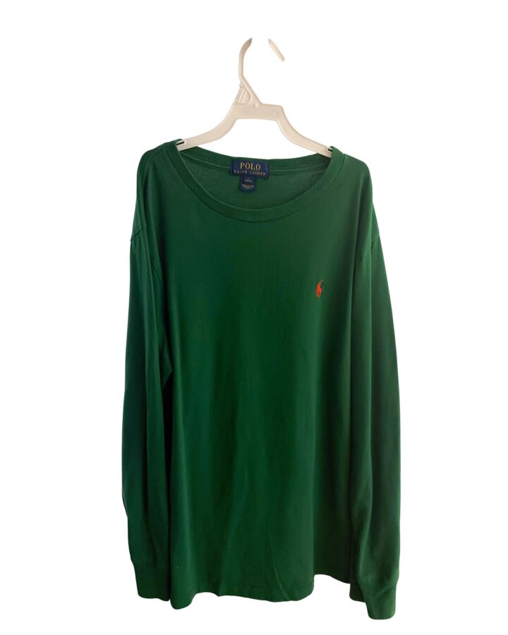 POLO BY RALPH LAUREN  GREEN    KNIT LS SHIRT