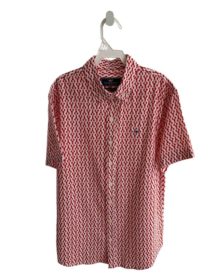 VINEYARD VINES  RED    DRESS SHIRT