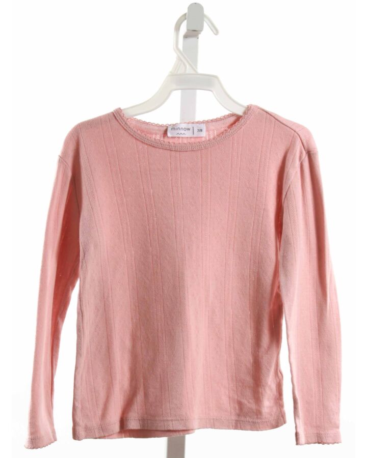 MINNOW  PINK    KNIT LS SHIRT