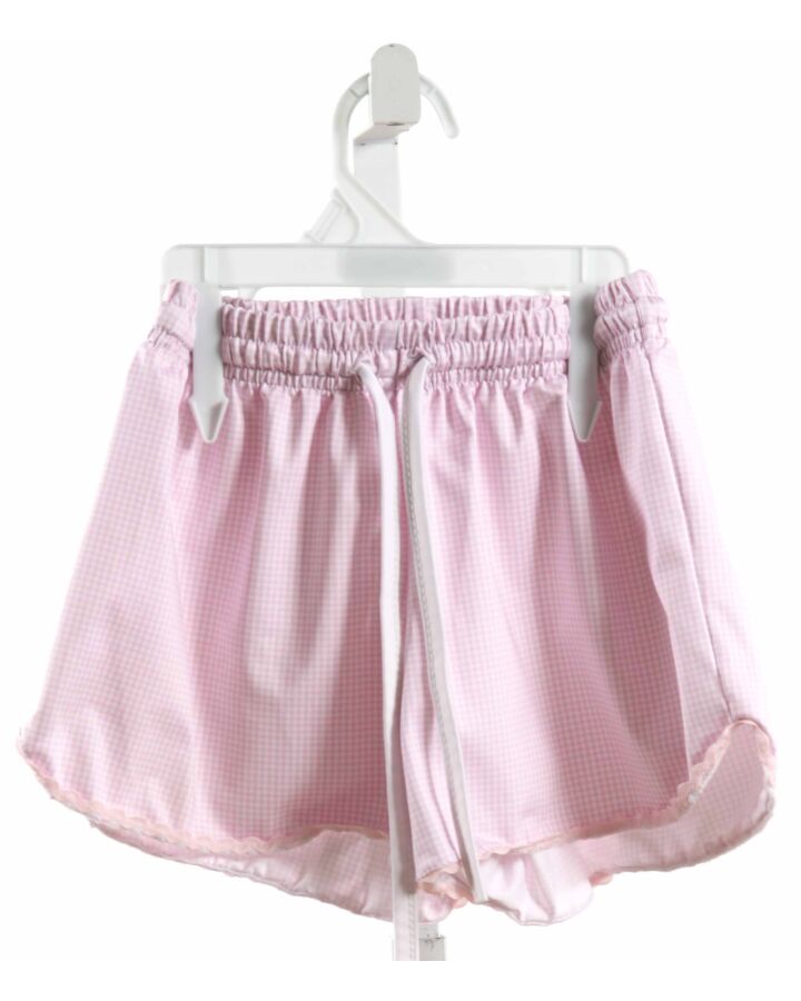 LULLABY SET  LT PINK  GINGHAM  SHORTS