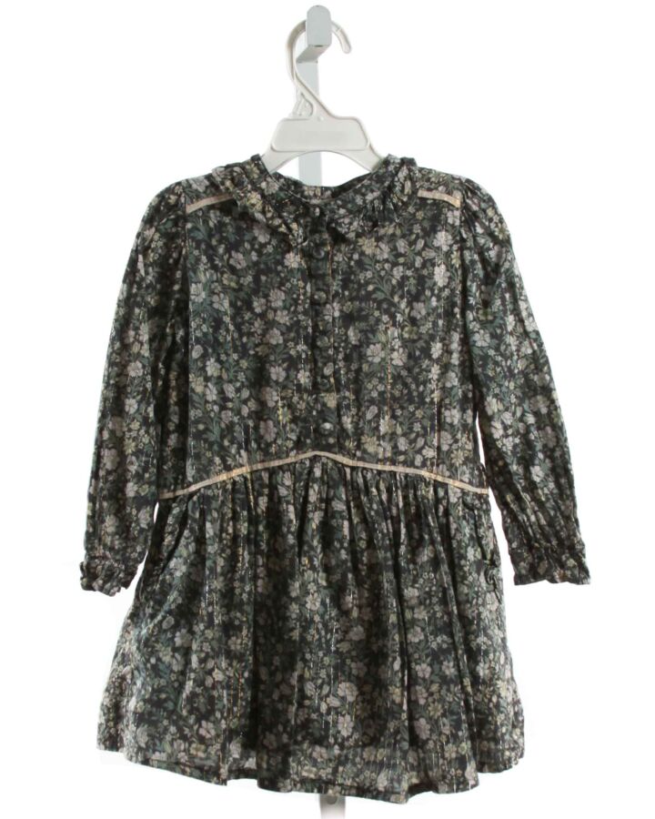 LOUIS LOUISE  FOREST GREEN  FLORAL  DRESS