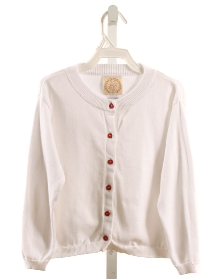 THE BEAUFORT BONNET COMPANY  WHITE KNIT   CARDIGAN