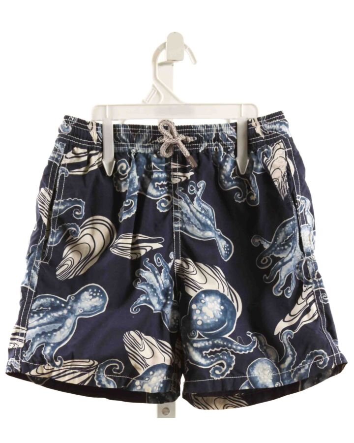 VILEBREQUIN  BLUE   PRINTED DESIGN SWIM TRUNKS