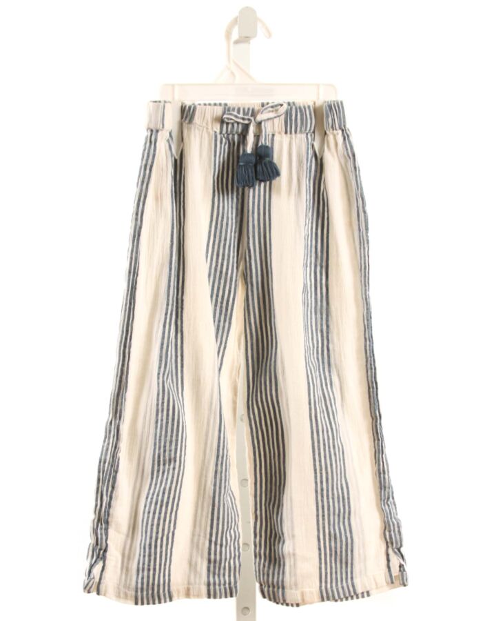 PINK CHICKEN  BLUE KNIT STRIPED  PANTS