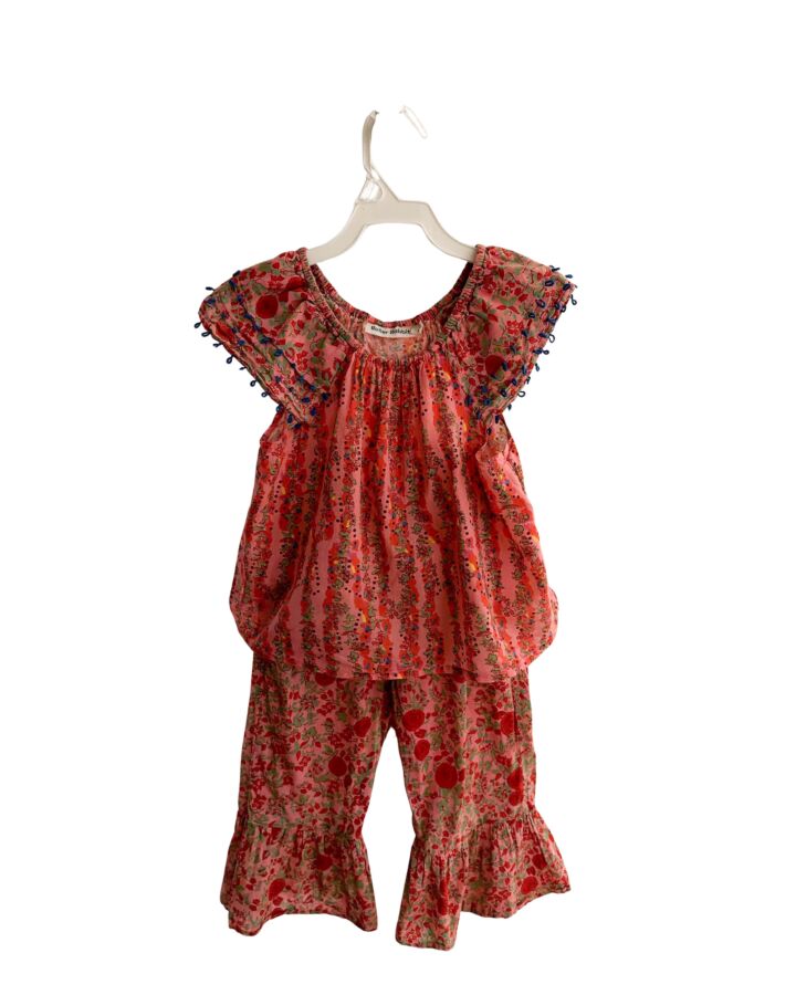 ROBERTA ROLLER RABBIT  PINK  FLORAL  2-PIECE OUTFIT