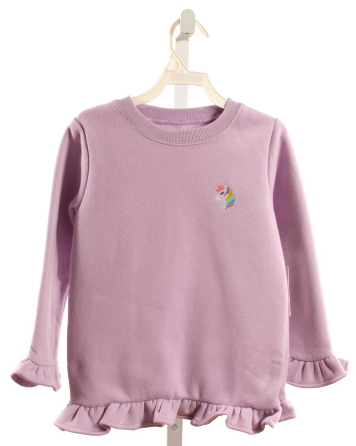 ITSY BITSY  LAVENDER   EMBROIDERED SWEATER