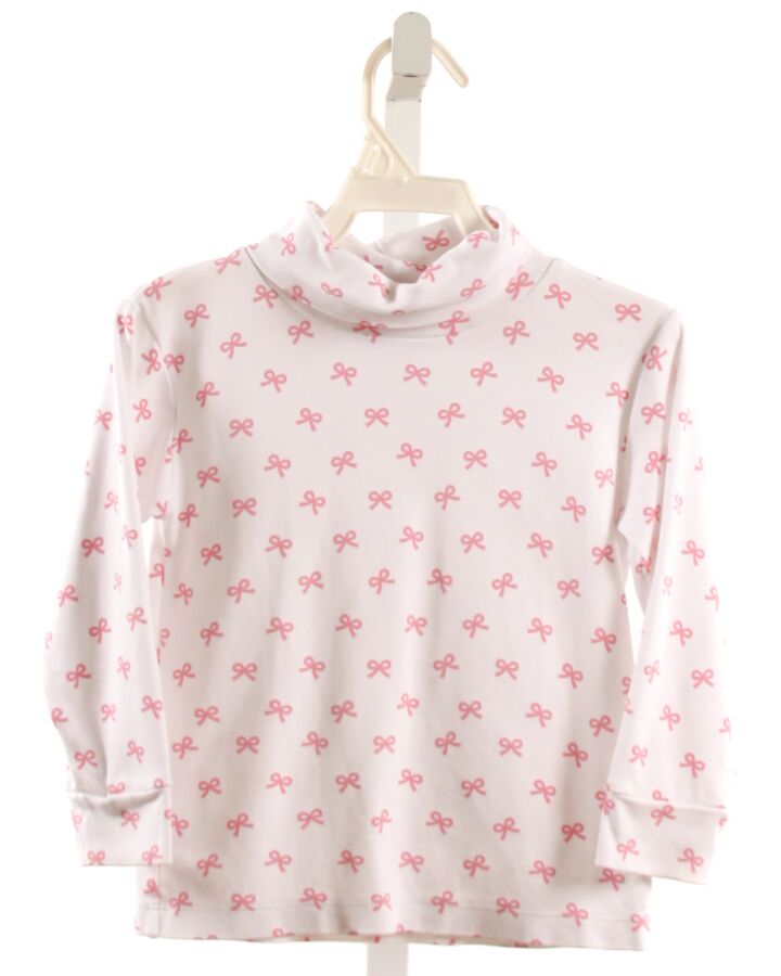 BISBY BY LITTLE ENGLISH  PINK  PRINT  KNIT LS SHIRT
