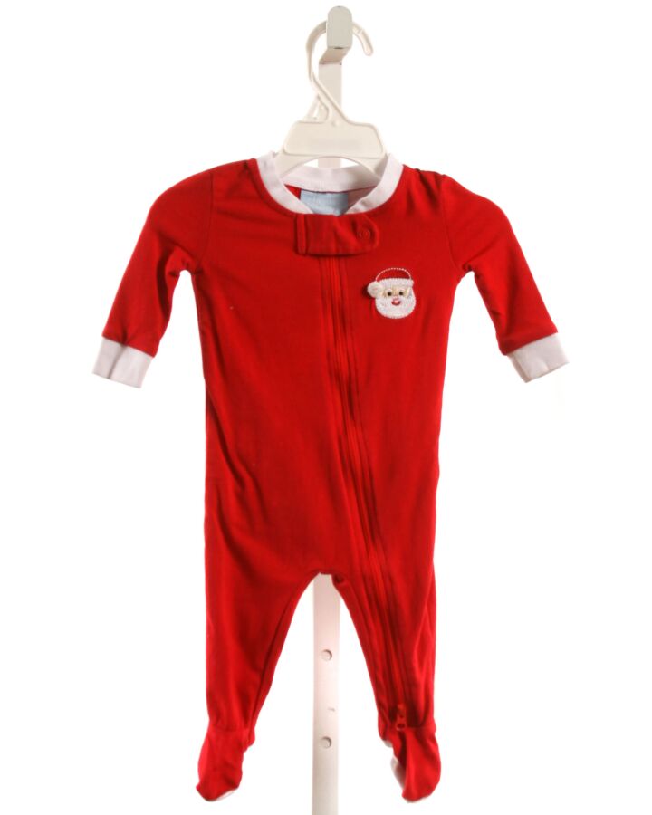 CLASSIC WHIMSY  RED   APPLIQUED LAYETTE