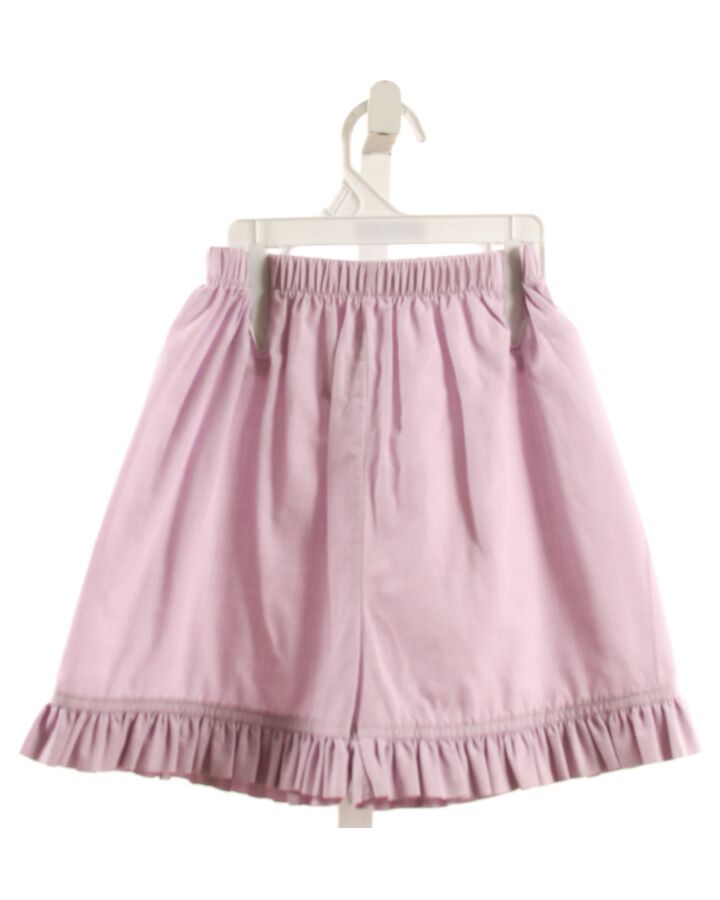 CASTLES & CROWNS  LAVENDER  MICROCHECK  SHORTS WITH RUFFLE