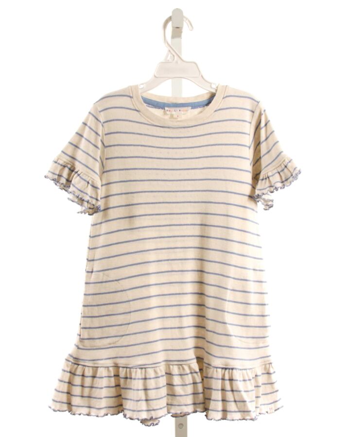 ROBERTA ROLLER RABBIT  BLUE  STRIPED  KNIT DRESS