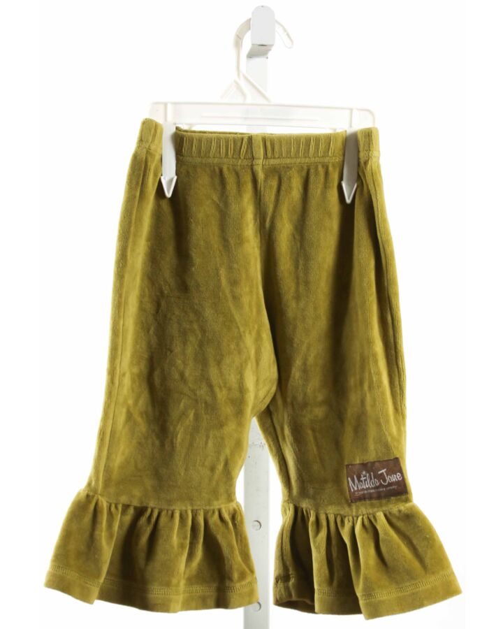 MATILDA JANE  GREEN VELOUR   PANTS