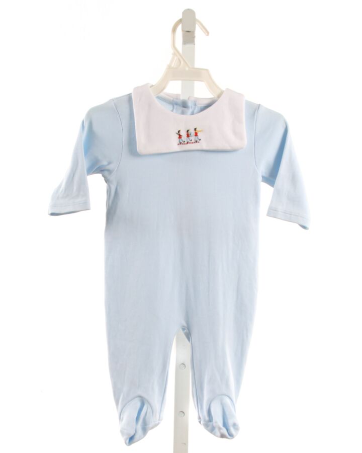 BELLA BLISS  LT BLUE   EMBROIDERED LAYETTE