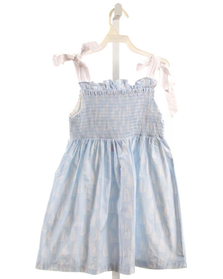 STITCHY FISH  BLUE   PRINTED DESIGN DRESS