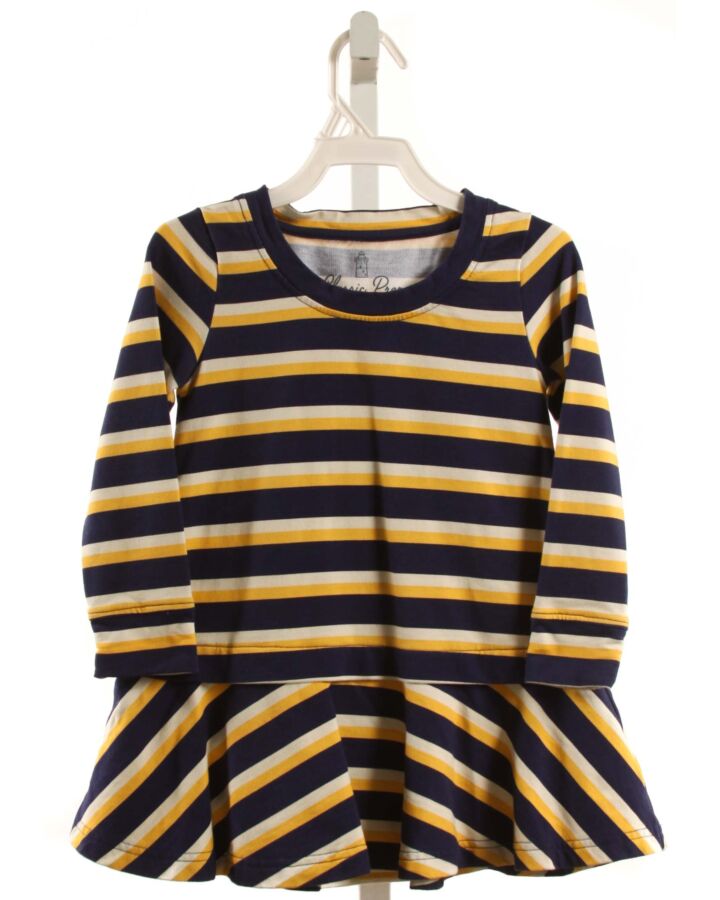 CPC  YELLOW  STRIPED  KNIT DRESS