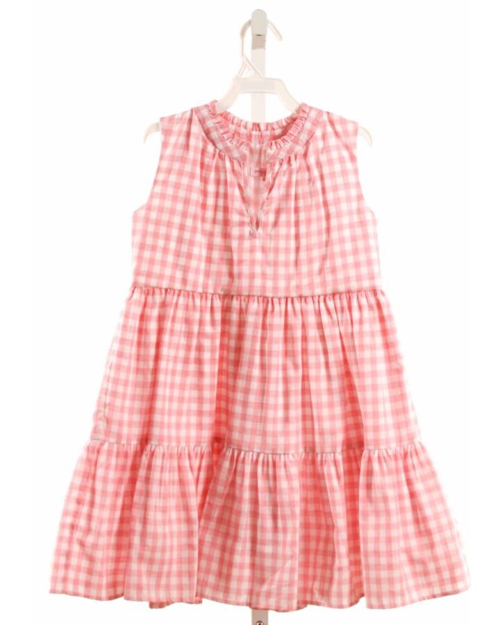 PEGGY GREEN  PINK  GINGHAM  DRESS