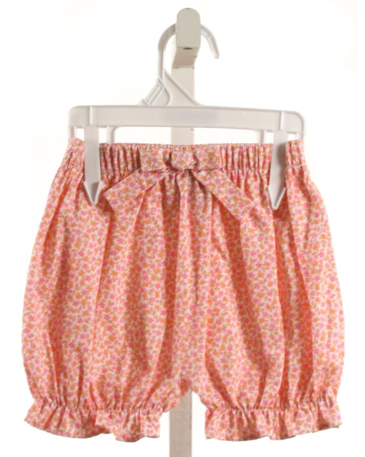 LITTLE ENGLISH  PINK  FLORAL  BLOOMERS WITH BOW