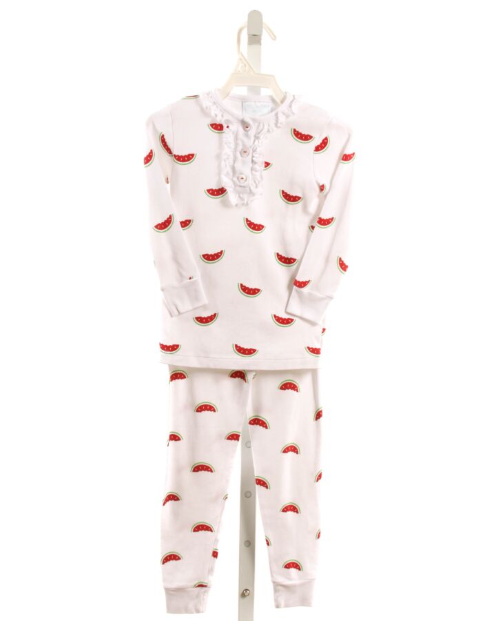 LITTLE ENGLISH  WHITE KNIT  PRINTED DESIGN LOUNGEWEAR