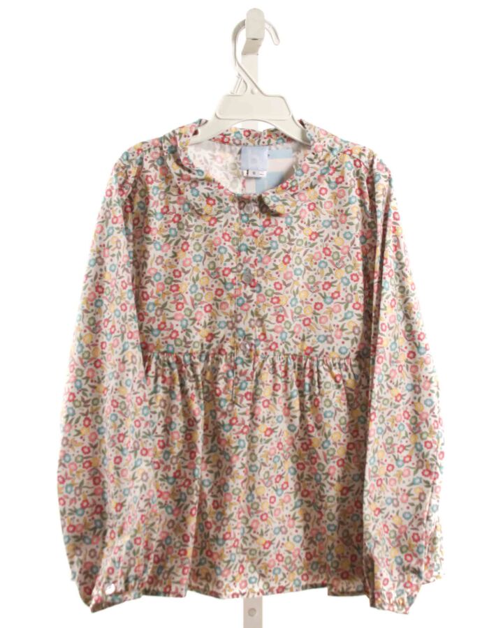 BELLA BLISS  MULTI-COLOR  FLORAL  SHIRT-LS