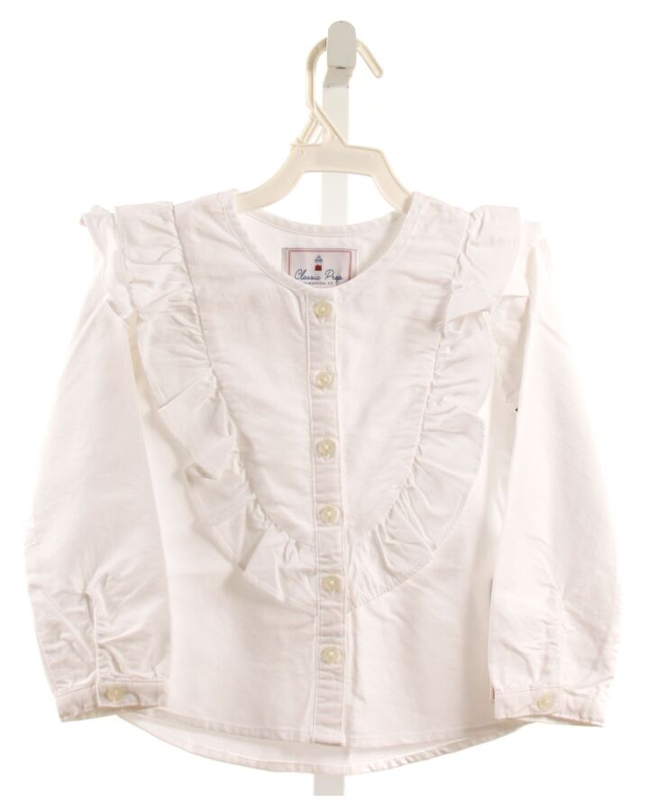 CPC  WHITE    DRESS SHIRT WITH RUFFLE
