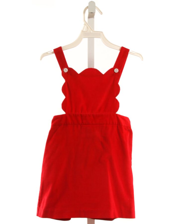BELLA BLISS  RED CORDUROY   DRESS