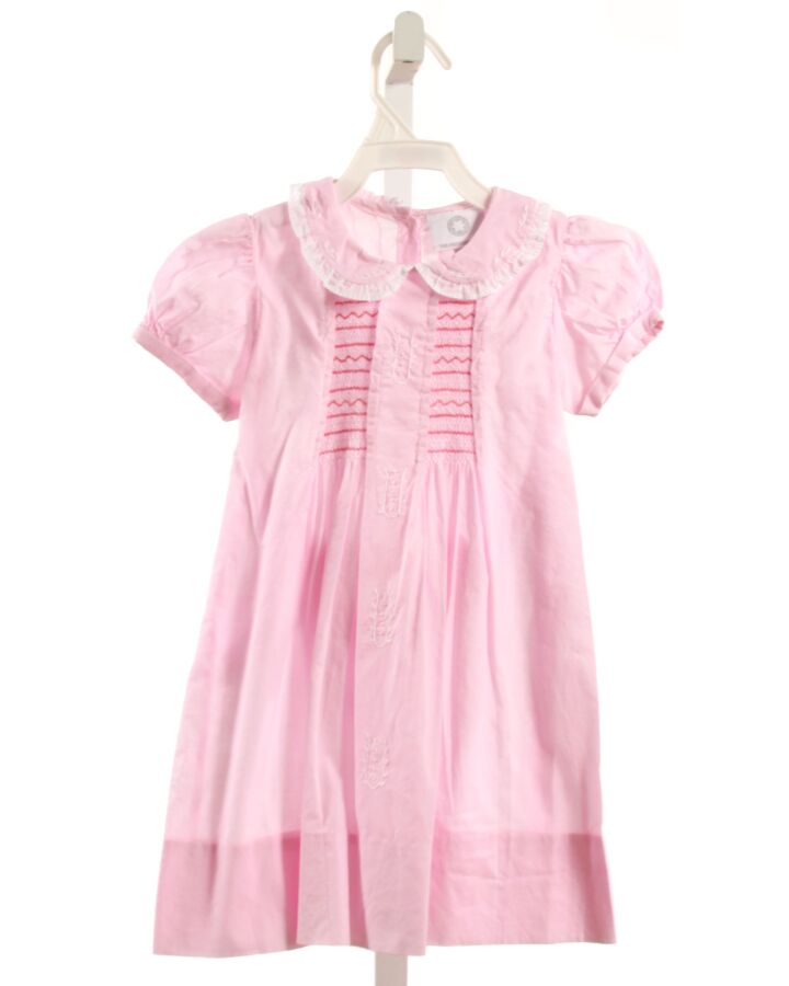 THE PROPER PEONY  PINK   EMBROIDERED DRESS