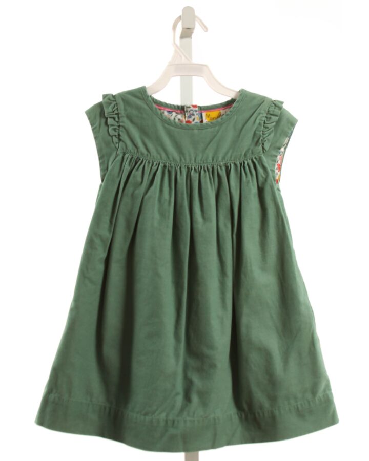 MINI BODEN  GREEN CORDUROY   DRESS