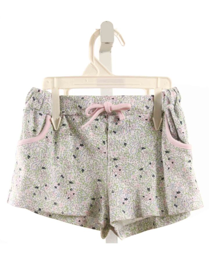 BELLA BLISS  LT GREEN  FLORAL  SHORTS