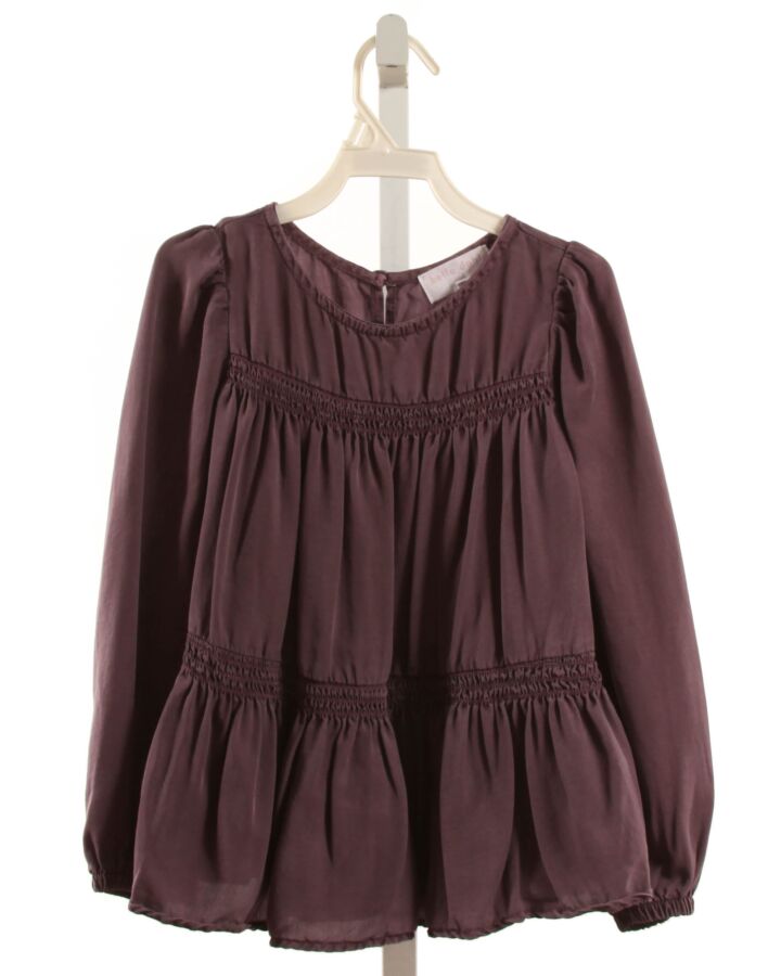 BELLA DAHL  PURPLE    SHIRT-LS