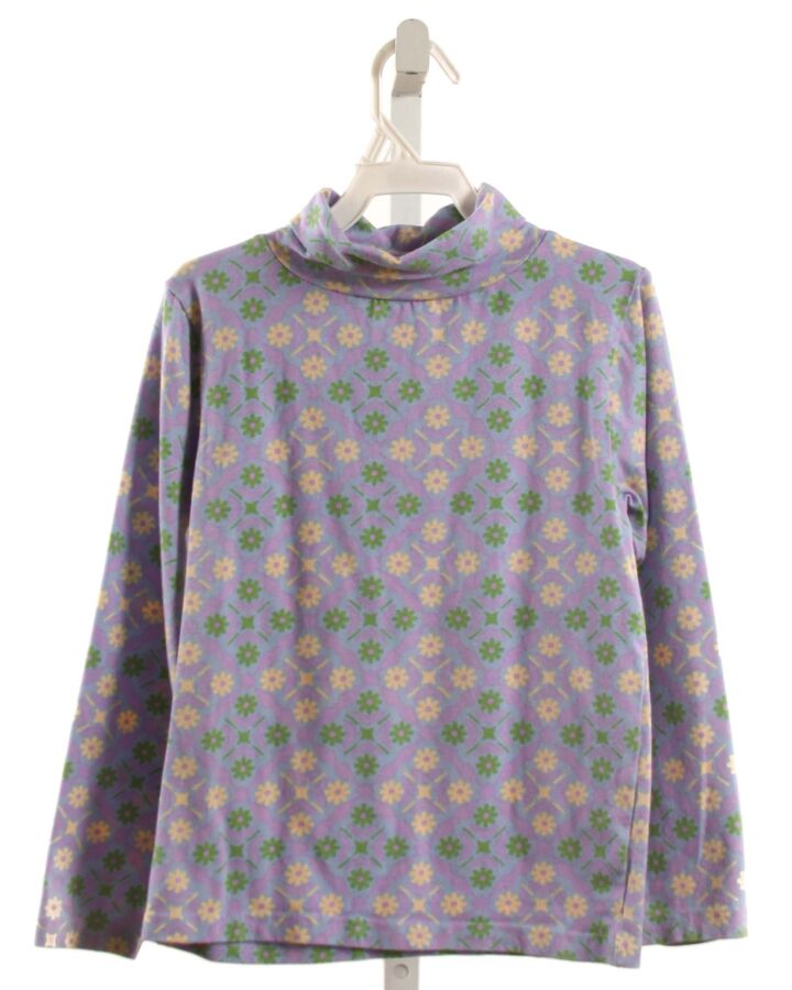 BISBY BY LITTLE ENGLISH  PURPLE  FLORAL  KNIT LS SHIRT