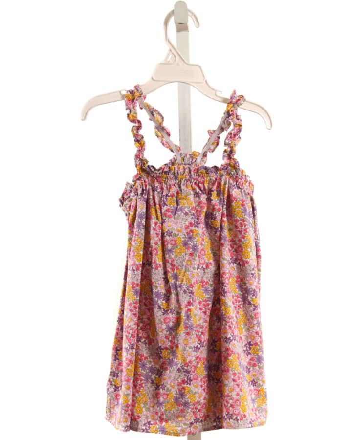 BISBY BY LITTLE ENGLISH  MULTI-COLOR  FLORAL  SLEEVELESS SHIRT