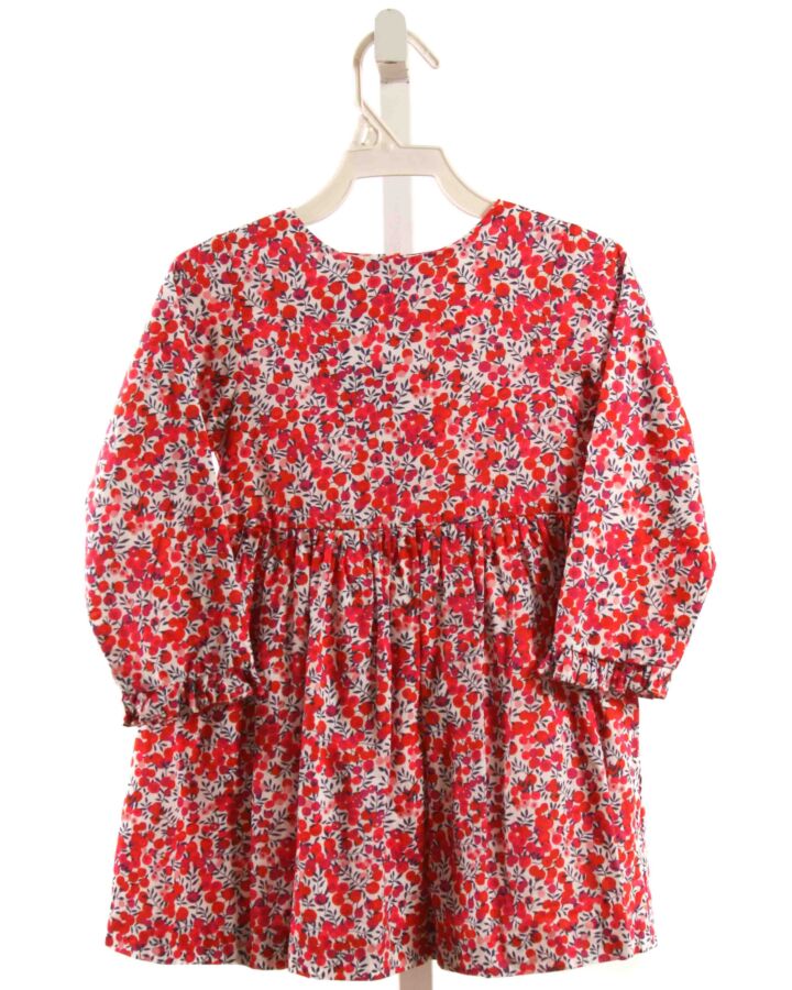 JACADI  RED  FLORAL  DRESS