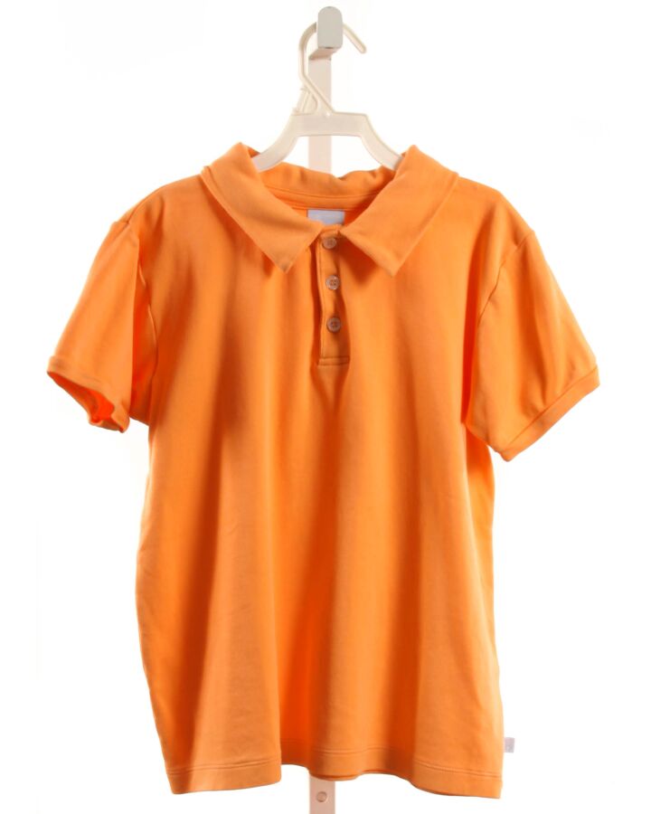 BELLA BLISS  ORANGE    KNIT SS SHIRT