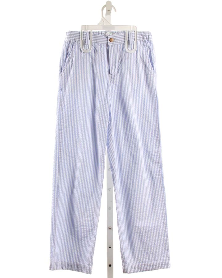 CPC  LT BLUE SEERSUCKER STRIPED  PANTS