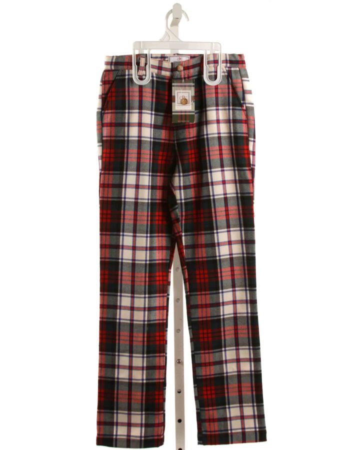 CPC  RED  PLAID  PANTS