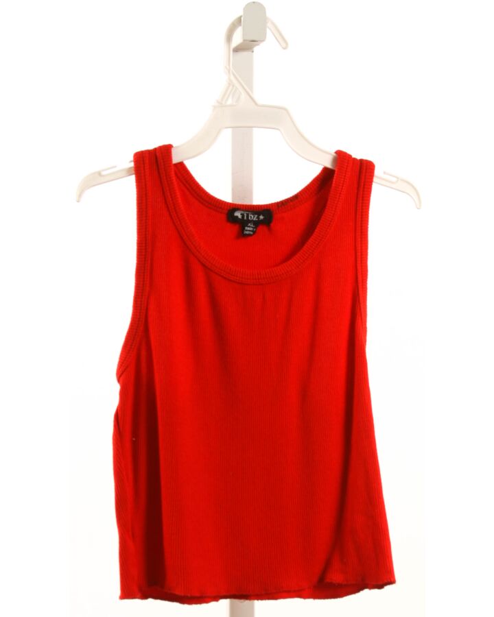 FLOWERS BY ZOE  RED    KNIT TANK