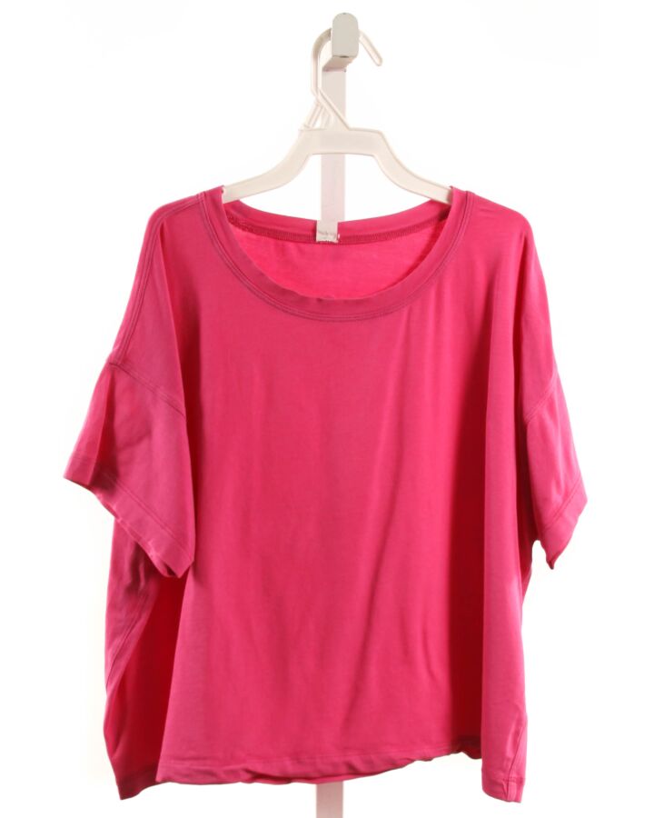 LULULEMON  HOT PINK    KNIT SS SHIRT