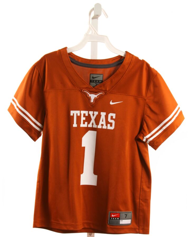 NIKE  ORANGE  PRINT  T-SHIRT