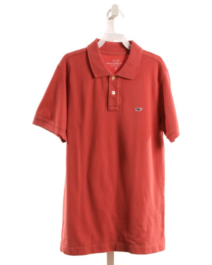 VINEYARD VINES  RED    KNIT SS SHIRT