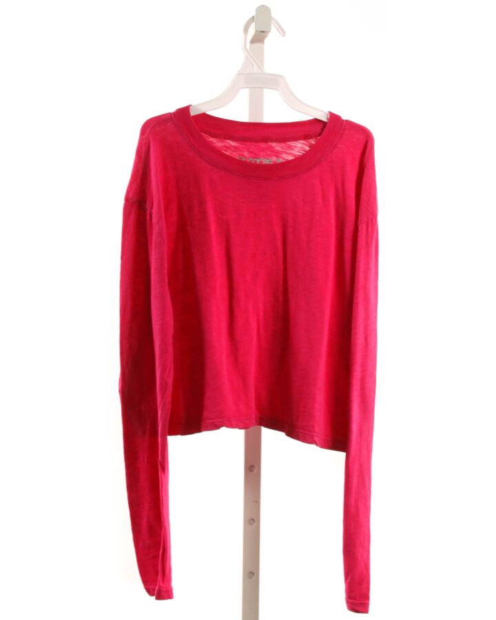 KATIEJNYC  HOT PINK    KNIT LS SHIRT