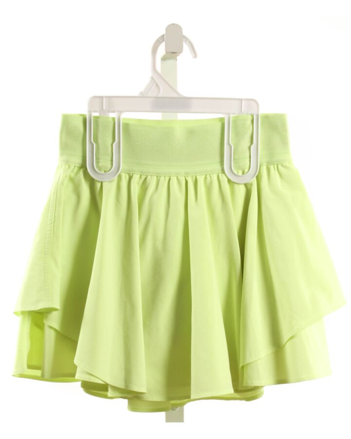 LULULEMON  LIME GREEN    SKORT