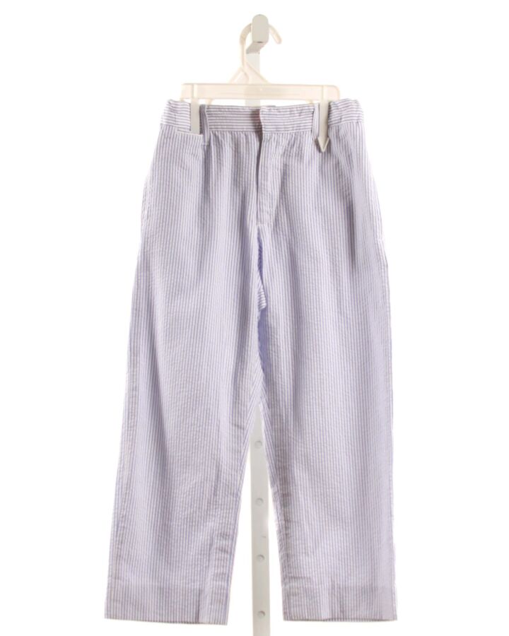 TF LAURENCE  BLUE SEERSUCKER STRIPED  PANTS