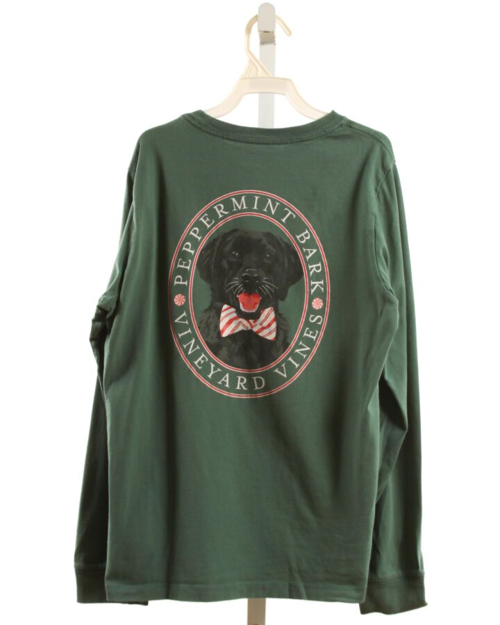 VINEYARD VINES  GREEN   PRINTED DESIGN T-SHIRT