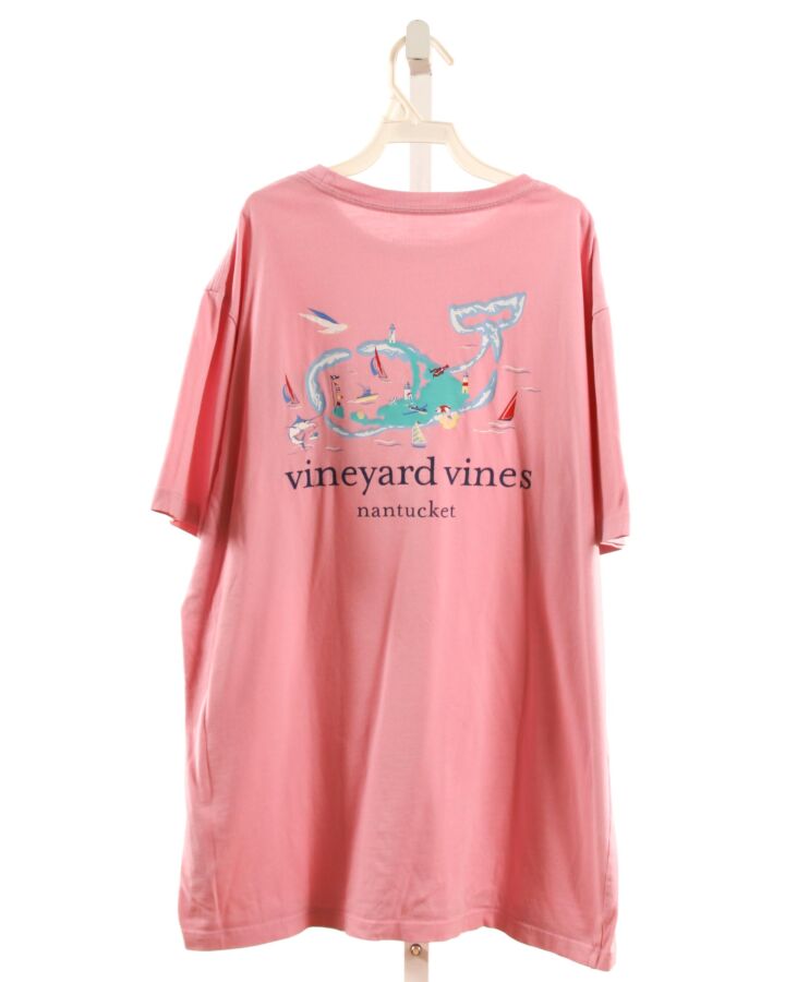 VINEYARD VINES  PINK  PRINT  T-SHIRT