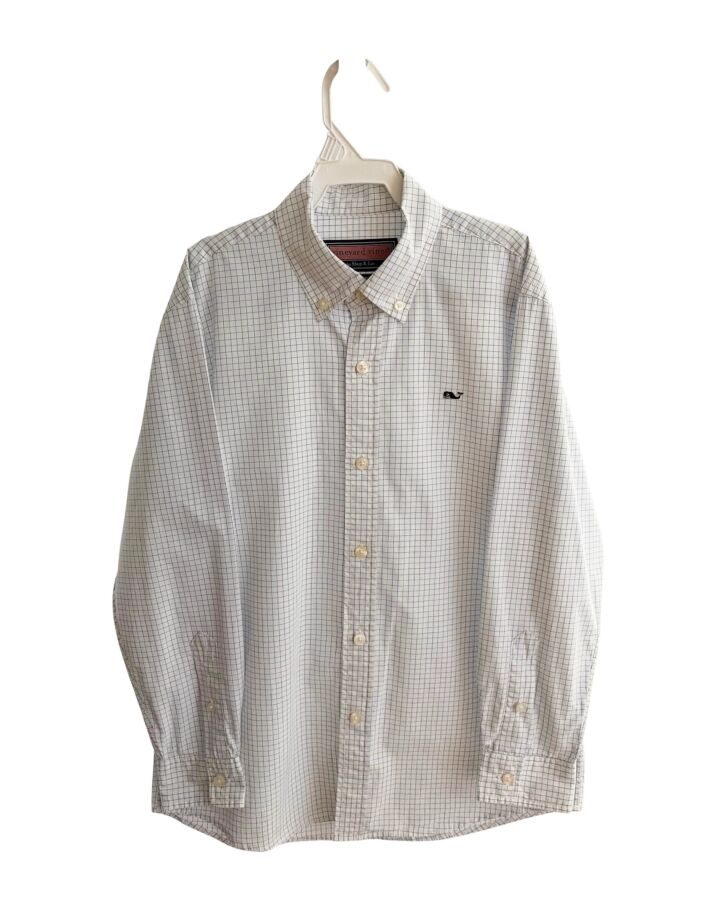 VINEYARD VINES  BLUE  GINGHAM  DRESS SHIRT