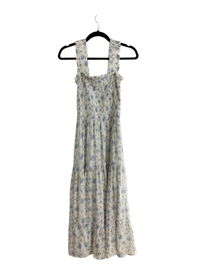 ALTAR'D STATE  BLUE  FLORAL  DRESS